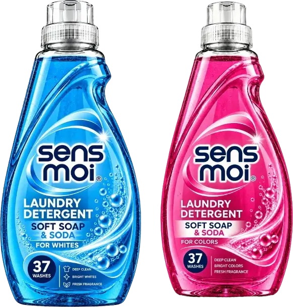 sens moi Laundry Detergent 1480 ml: the variants side by side